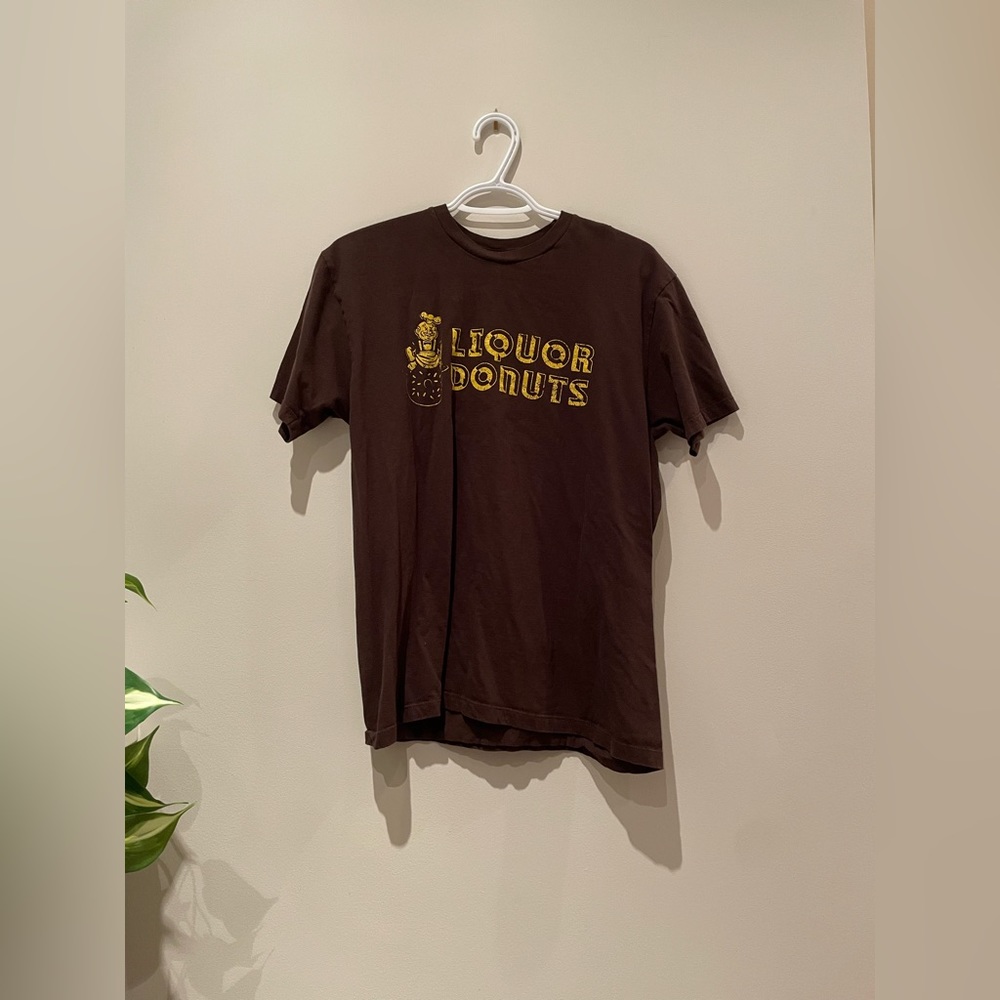 (Liquor Donuts) Graphic Tee (Brown)